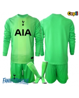 Tottenham Hotspur Portarii Echipament de Fotbal Replică 2025-26 Copii Acasa Mâneci Lungi (+ Șorturi)